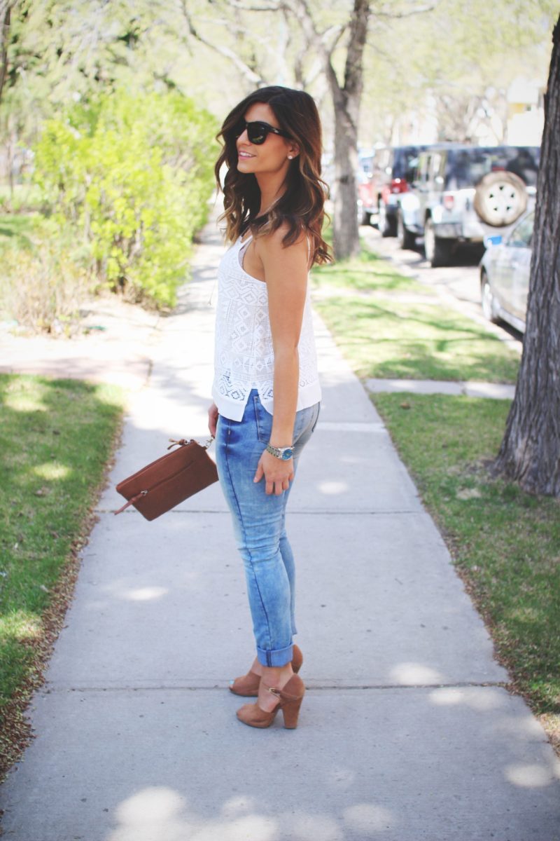 The Not So Basic White Tank - Teach Me Style - A style, beauty and life ...