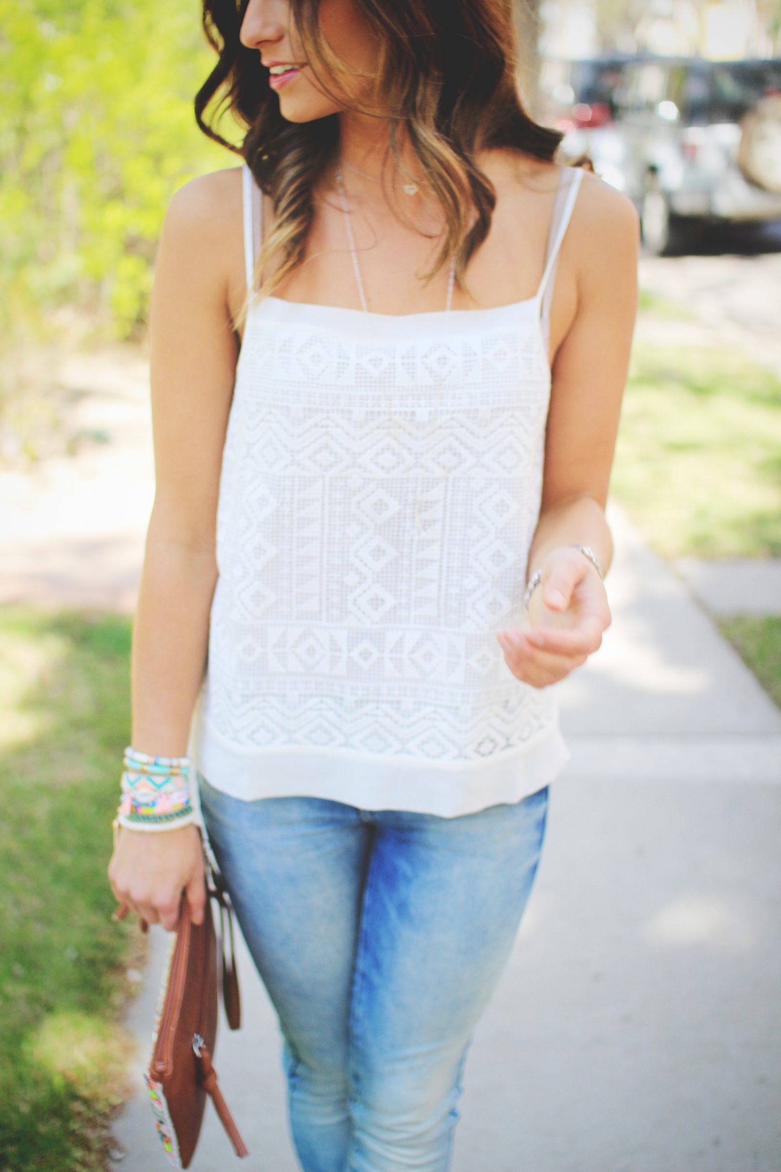 The Not So Basic White Tank - Teach Me Style - A style, beauty and life ...