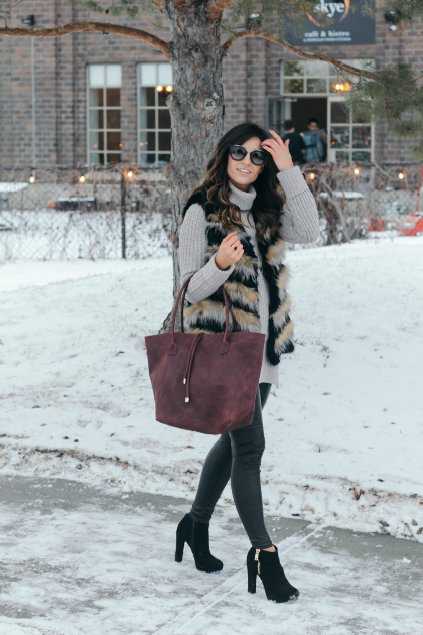 Winter Date Night Outfit - Teach Me Style - A style, beauty and life blog.