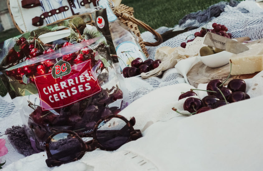 The Perfect Picnic With BC Tree Fruits Cherries!